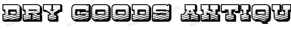 Dry Goods Antique JL字体转换